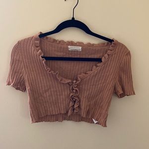 Ruffled Urban Outfitters Crop Top